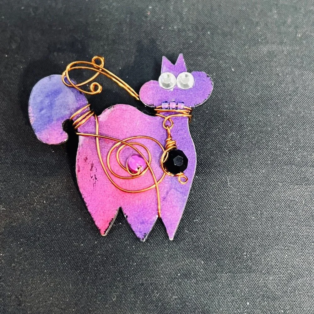 Lot of 3 Cat Pins (4756) - Picture 2 of 6